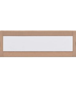 vidaXL Kleinkind-Bettschutzgitter Taupe 120x42 cm Polyester