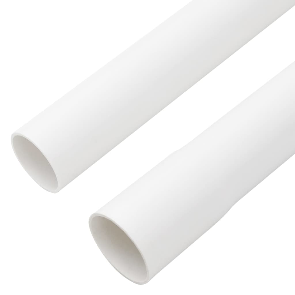 vidaXL Installationsrohre mit Clips Ø30 mm 30 m PVC
