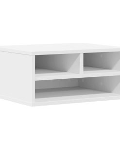 vidaXL Druckerständer Weiß 49x40x22,5 cm Holzwerkstoff