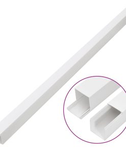 vidaXL Installationsrohre 40x25 mm 10 m PVC