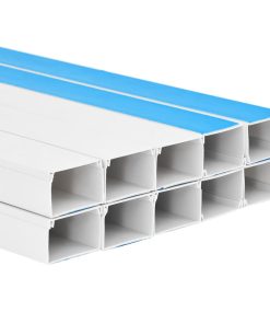 vidaXL Kabelkanäle Selbstklebend 100x60 mm 10 m PVC
