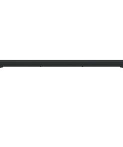 vidaXL Monitorständer Schwarz 85x23x15,5 cm Holzwerkstoff