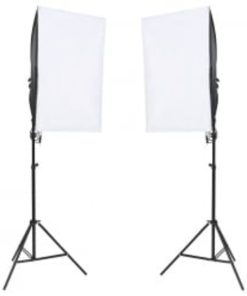 vidaXL Fotostudio-Set mit Beleuchtung, Hintergrund und Reflektor