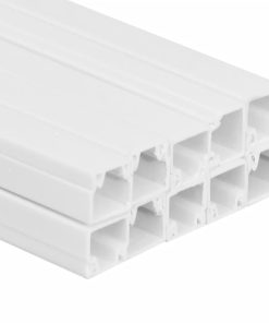 vidaXL Installationsrohre 10x10 mm 10 m PVC