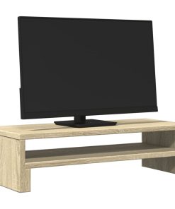 vidaXL Monitorständer Sonoma-Eiche 54x22x15 cm Holzwerkstoff