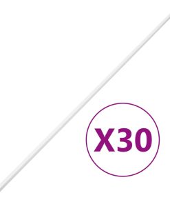 vidaXL Installationsrohre 20x10 mm 30 m PVC