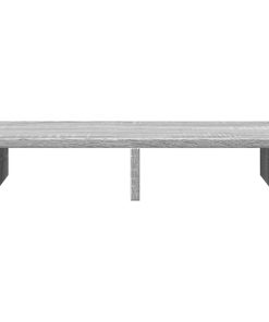 vidaXL Monitorständer Grau Sonoma 50x27x10 cm Holzwerkstoff