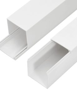 vidaXL Installationsrohre 60x40 mm 30 m PVC