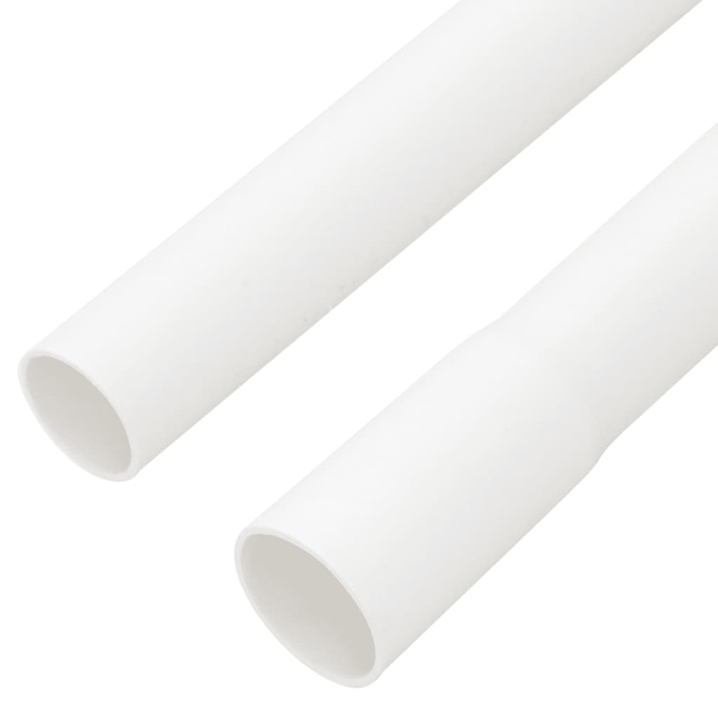 vidaXL Installationsrohre mit Clips Ø20 mm 10 m PVC