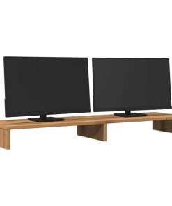 vidaXL Monitorständer Artisan-Eiche 100x27x10 cm Holzwerkstoff