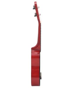 vidaXL Sopran Ukulele Set für Kinder mit Tasche Dunkles Holz 21"