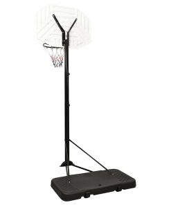 vidaXL Basketballständer Weiß 258-363 cm Polyethylen