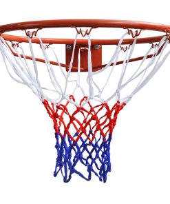 vidaXL Basketballkorb mit Netz Orange 45 cm