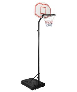 vidaXL Basketballständer Weiß 282-352 cm Polyethylen