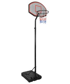 vidaXL Basketballständer Schwarz 282-352 cm Polyethylen