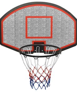 vidaXL Basketballkorb Schwarz 90x60x2 cm Polyethylen
