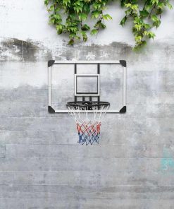 vidaXL Basketballkorb Transparent 90x60x2,5 cm Polycarbonat