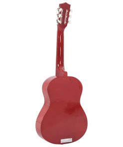 vidaXL 8-tlg. Klassische Gitarre für Kinder-Anfänger 1/2 34"