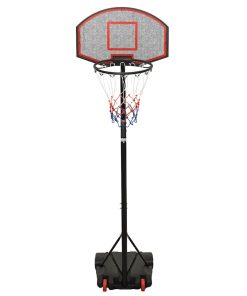 vidaXL Basketballständer Schwarz 216-250 cm Polyethylen