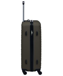 vidaXL Hartschalen-Trolley-Set 3 Stk. Anthrazit ABS