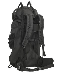vidaXL Wanderrucksack Schwarz 60 L Oxford-Gewebe