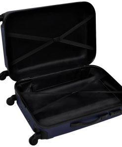 vidaXL 3-tlg. Hartschalenkoffer-Set Blau 45,5/55/66 cm