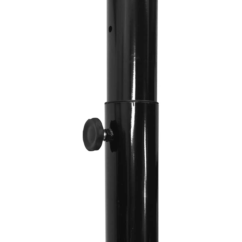 vidaXL Basketballständer Schwarz 258-363 cm Polyethylen