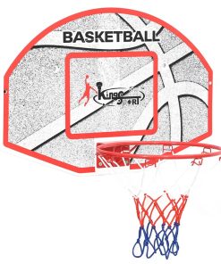 vidaXL 5-tlg. Basketball-Set zur Wandmontage 66x44,5 cm