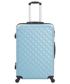vidaXL Hartschalen-Trolley-Set 3 Stk. Blau ABS