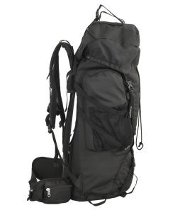 vidaXL Wanderrucksack Schwarz 80 L Oxford-Gewebe