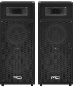 vidaXL Professionelle HiFi-/Bühnen-Lautsprecher Passiv 2 Stk. 1000 W