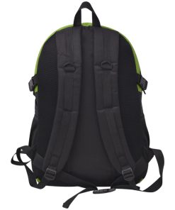 vidaXL Wanderrucksack 40 L Schwarz und Grün