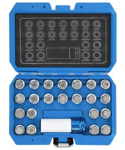 vidaXL 23-tlg. Felgenschloss-Demontagewerkzeug-Set für VAG