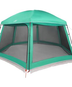 vidaXL Poolzelt mit abnehmbarem Überzelt Netzwänden Meergrün 512x458cm