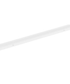 vidaXL Wandregale 2 Stk. Hochglanz-Weiß 100x9x3 cm