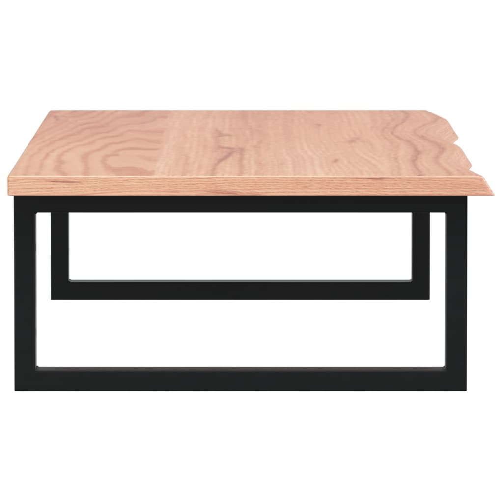 vidaXL Waschtischplatte mit Halterung Stahl und Massivholz Eiche - Image 3