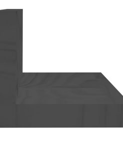 vidaXL Wandregale 2 Stk. Grau 80x11x9 cm Massivholz Kiefer