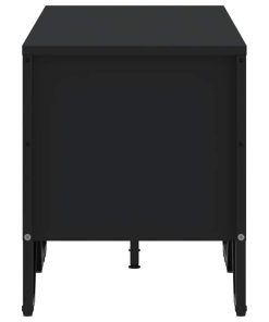 vidaXL TV-Schrank Schwarz 122x34x41 cm Holzwerkstoff
