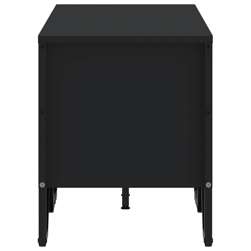 vidaXL TV-Schrank Schwarz 122x34x41 cm Holzwerkstoff