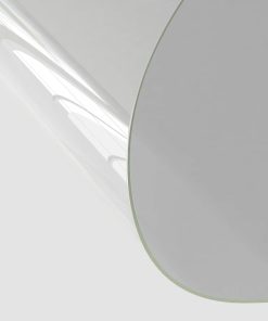 vidaXL Tischfolie Transparent Ø 110 cm 2 mm PVC