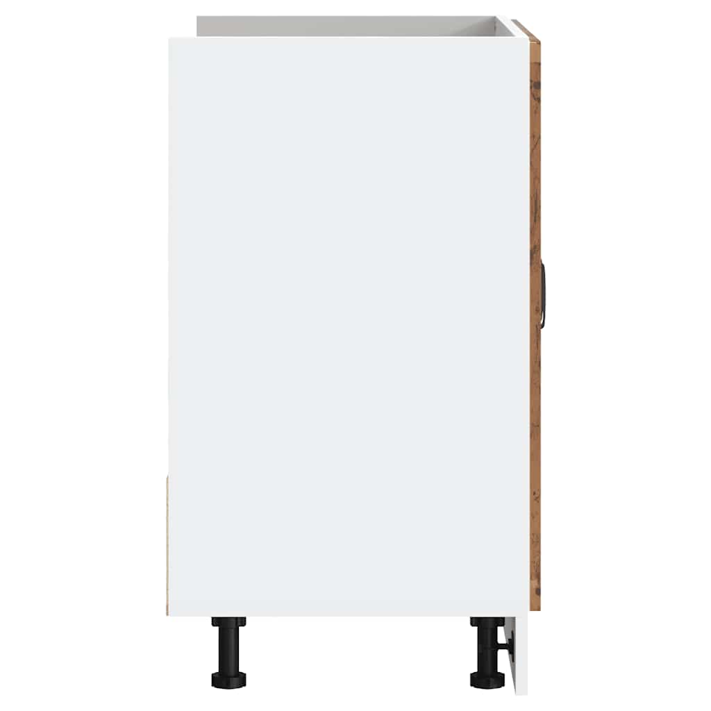 vidaXL Spülenunterschrank Kalmar Altholz-Optik 80x46x81,5 cm - Image 3