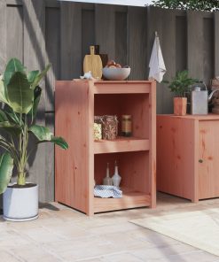 vidaXL Outdoor-Küchenschrank 55x55x92 cm Massivholz Douglasie
