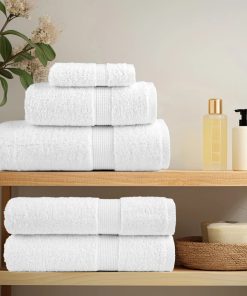 vidaXL Premium-Saunatücher SOLUND 25 Stk Weiß 80x200 cm 600 g/m²