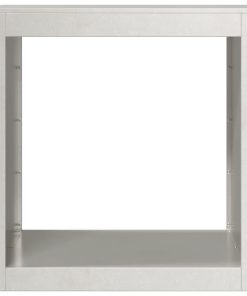 vidaXL Brennholzregal 60x40x60 cm Edelstahl