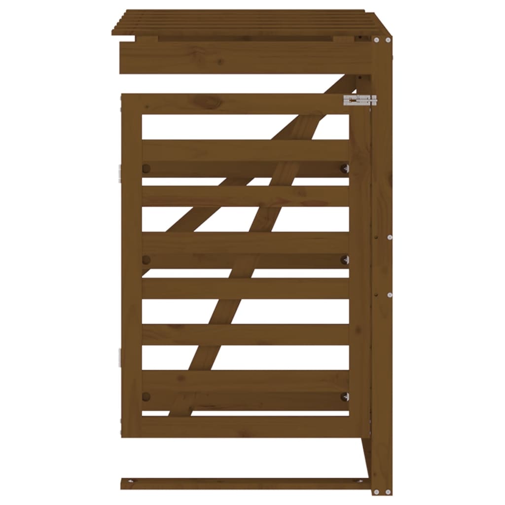 vidaXL Erweiterung für Mülltonnenbox Honigbraun Massivholz Kiefer - Image 6