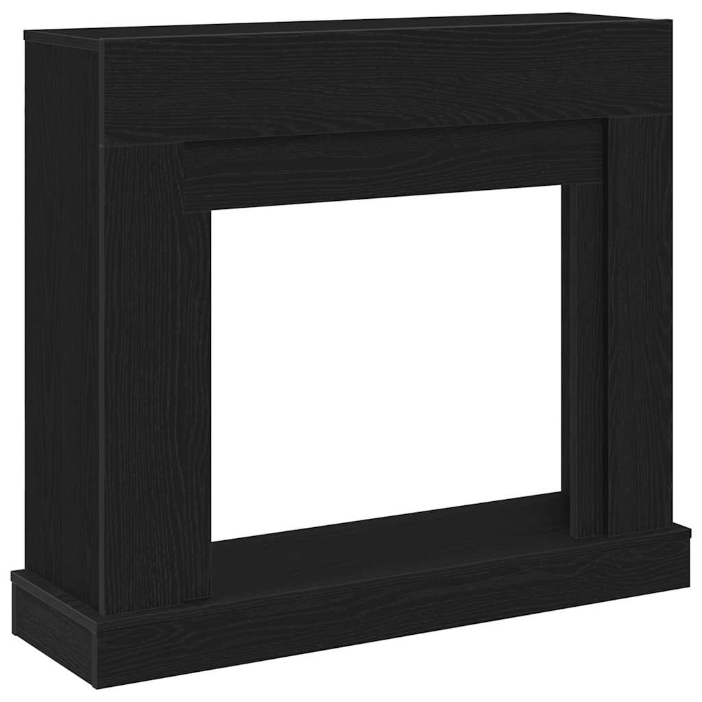 vidaXL Kaminumrandung Schwarz Eichen-Optik 100x30x87,5cm Holzwerkstoff - Image 5