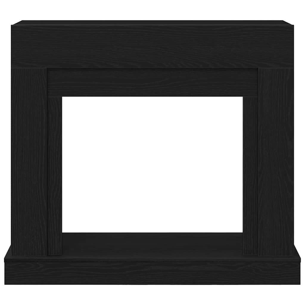 vidaXL Kaminumrandung Schwarz Eichen-Optik 100x30x87,5cm Holzwerkstoff - Image 4
