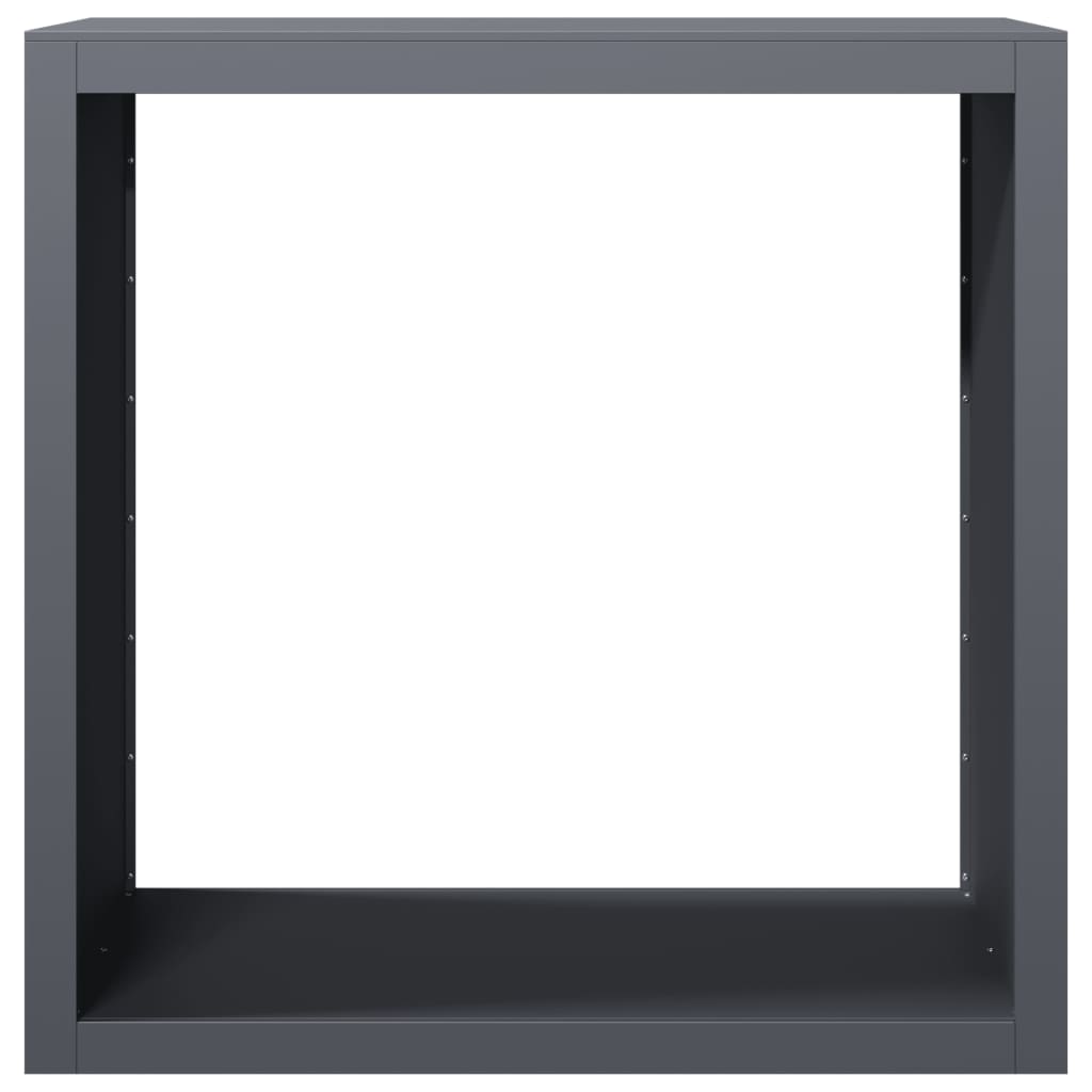 vidaXL Brennholzregal Anthrazit 100x40x100 cm Stahl - Image 5