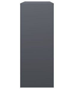 vidaXL Brennholzregal Anthrazit 100x40x100 cm Stahl