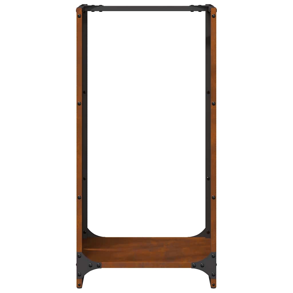 vidaXL Brennholzregal 40x30x80 cm Wetterfester Stahl - Image 4